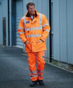 Yoko Hi-Vis Polycotton Cargo Trousers with Kneepad Pockets - Image 2