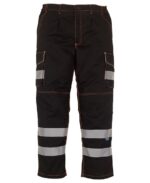 Yoko Hi-Vis Polycotton Cargo Trousers with Kneepad Pockets - Image 5