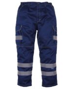 Yoko Hi-Vis Polycotton Cargo Trousers with Kneepad Pockets - Image 6