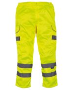 Yoko Hi-Vis Polycotton Cargo Trousers with Kneepad Pockets - Image 7
