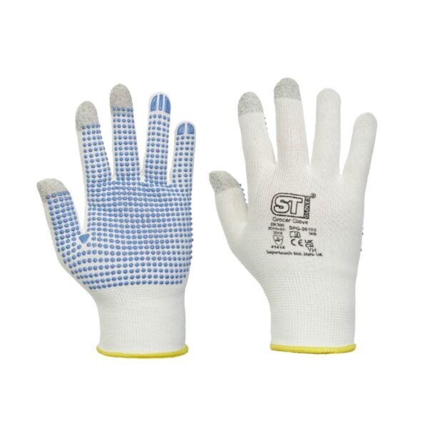 Dotted Palm Touchscreen Gloves - 120 Pairs - Image 3