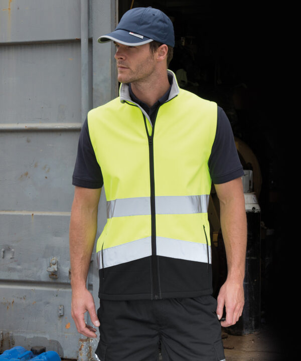 SAfety Gillet 2 Result Safety Softshell Gillet - Image 1