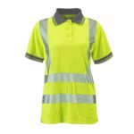 Ladies Hi Vis Savannah Birds Eye Polo