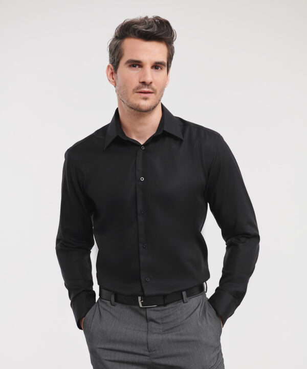 Long sleeve tailored ultimate non-iron shirt - Image 5