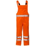 Hi Vis Polycotton Bib Trousers - Image 4