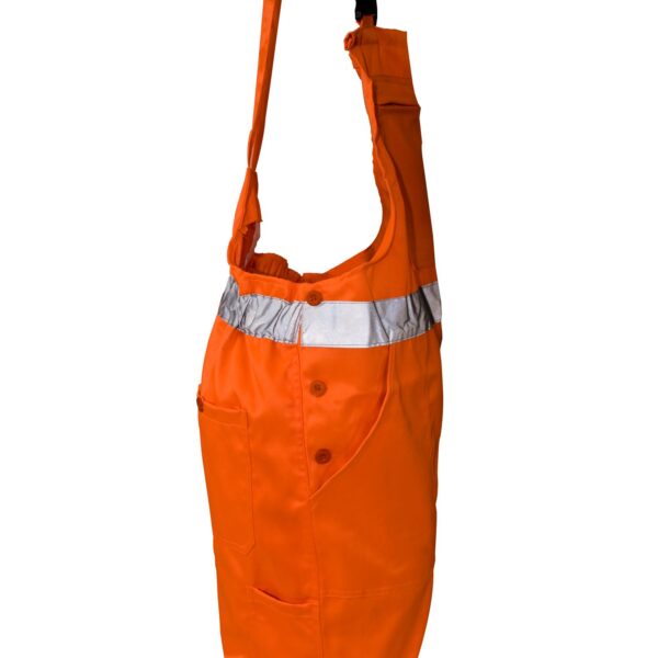 Hi Vis Polycotton Bib Trousers - Image 5