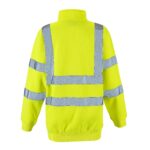 Ladies Hi Vis Eshaal Zipped Sweatshirt - Image 5