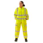 Ladies Hi Vis Eshaal Zipped Sweatshirt - Image 3