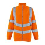 Ladies Hi Vis Eshaal Zipped Sweatshirt - Image 9