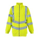 Ladies Hi Vis Eshaal Zipped Sweatshirt