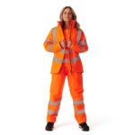 Ladies Hi Vis Kamela Padded Jacket - Image 11