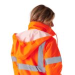 Ladies Hi Vis Kamela Padded Jacket - Image 10