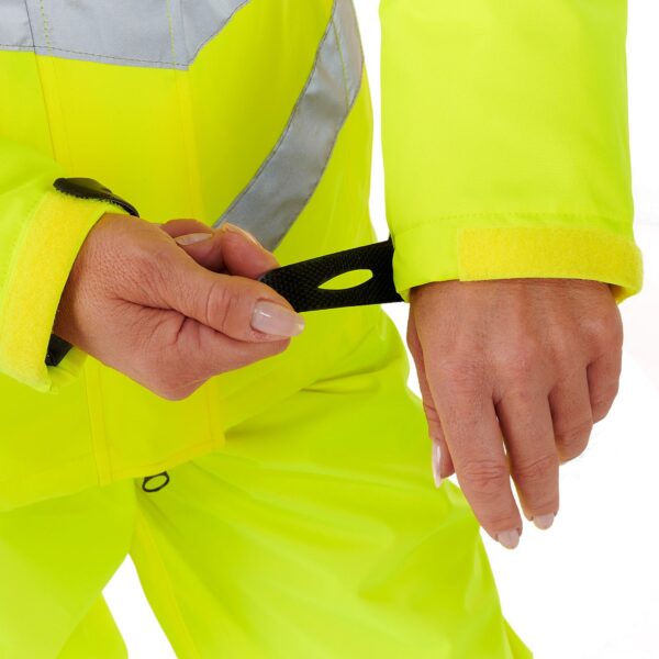 Ladies Hi Vis Kamela Padded Jacket - Image 6