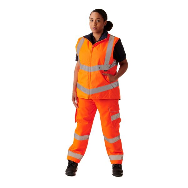 Ladies Hi Vis Anjali Body Warmer - Image 4