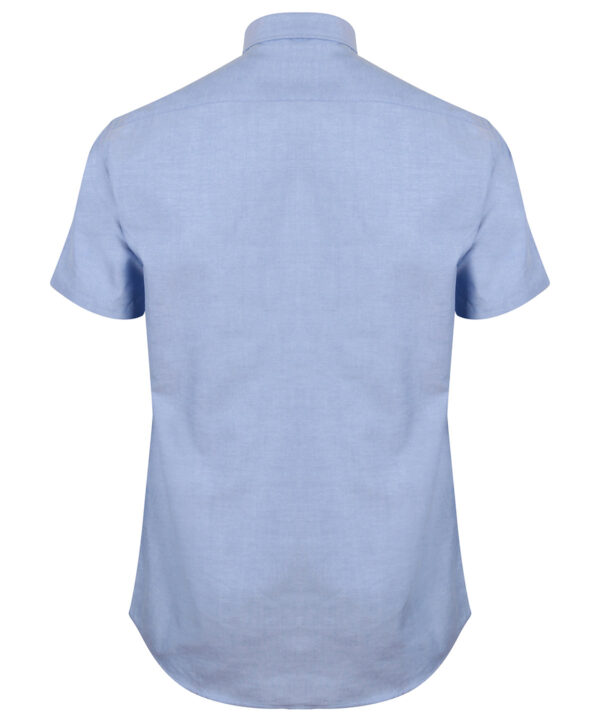 Modern short sleeve Oxford shirt - Image 4