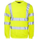 Hi Vis Crew Neck Sweatshirt - Image 2