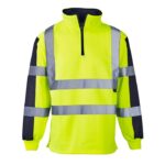 Hi Vis 2 Tone Rugby Shirt - Image 2